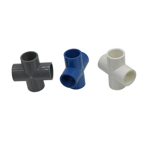 Garden Irrigation 25mm 4-way PVC Connector Agriculture Farm