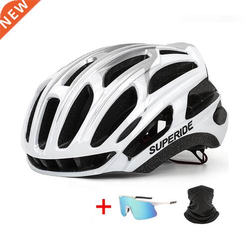 IDE TRAIL DH MTB Bike Helmet with Glasses Ultralight Mountai