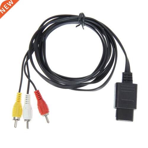 180cm 6FT AV TV RCA Video Cord Cable For Game cube/for SNES