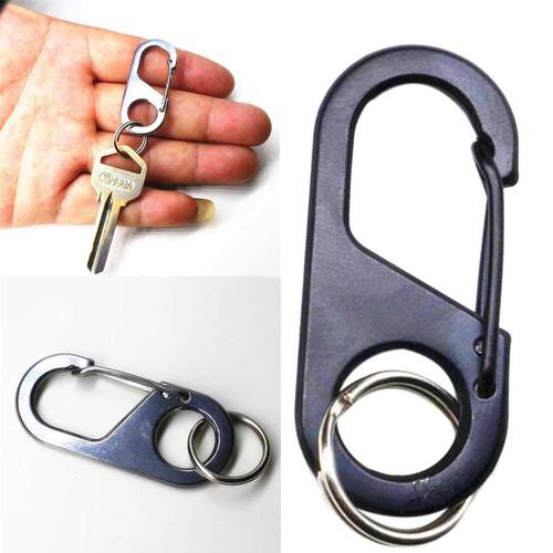 Portable Outdoor Stainless Steel Mountain Climbing Buckle Ke