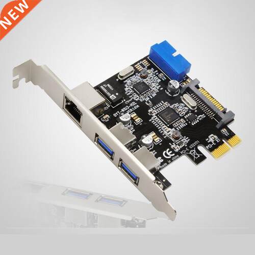 2 Ports PC Express USB 3.0 + RJ45 Ggabt Ethernet Front Pa