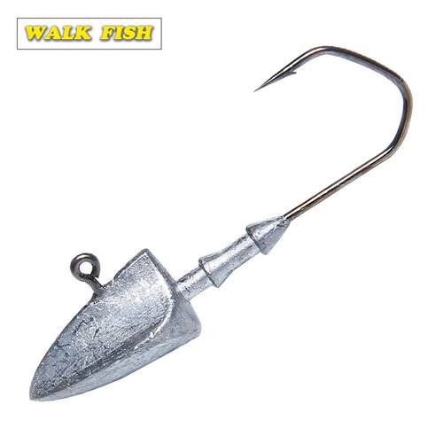 5Pcs/Lot Head Hooks 3.5g 5g 7g 10g 14g 20g Lead Head Hook Lu