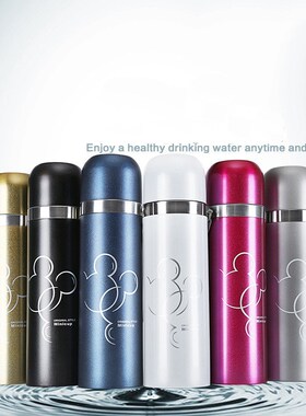 300/500ML Mickey bullet shape Insulation Water Bottles 6 col