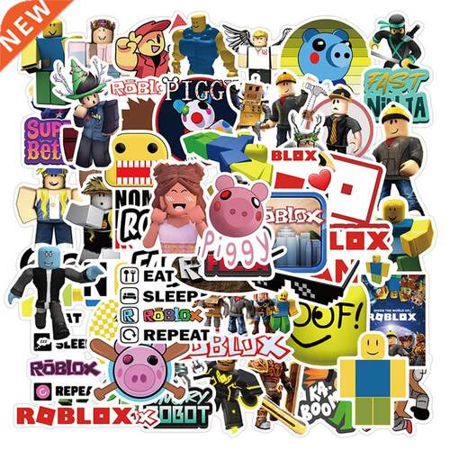 10/50Pcs Game Roblox Stickers Waterproof Guitar Laptop Lugg
