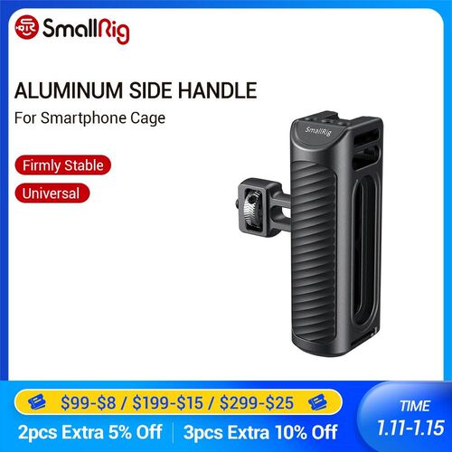SmallRig Mobile Phone Cage Handle Aluminum Side Handle With