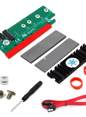 NGFF M.2 B Key SATA-Bus SSD to SATA3 Adapter PCI Express x1