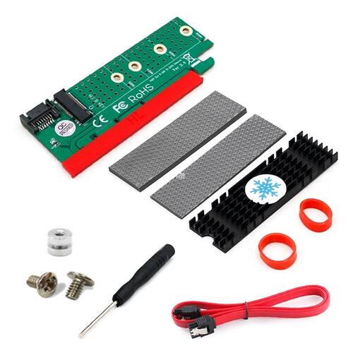 NGFF M.2 B Key SATA-Bus SSD to SATA3 Adapter PCI Express x1