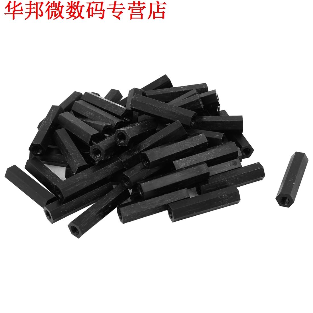 M4x30mm Binnendraad Nylon Hex Standoff Spacer Pill 50 stks