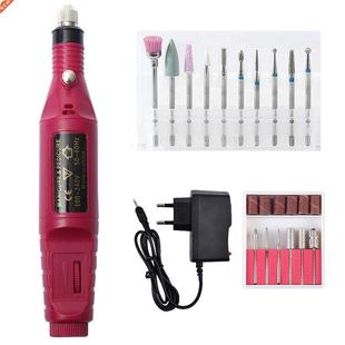 1set Electric Nail Drill Machine Milling Cutter Set Acrylic