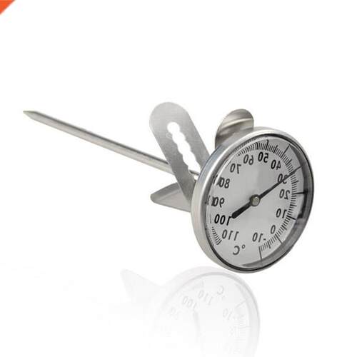 Kitchen Home Stainless Steel Coffee Thermometer Milk Espress