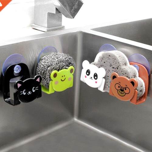 Cartoon Sponge Storage Rack asket Wash Toilet Soap Shelf Or
