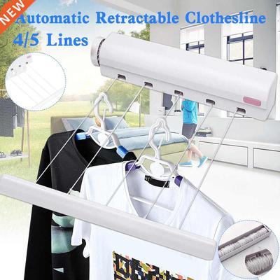 Automatic Telescopic 4/5 Lines Clothes Line Clothes Hanger D