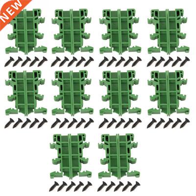 10 Sets 35mm PCB DIN C45 Rail Adapter Circuit Board Mounting