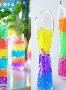 120pcs Pearl Shape Soft Crystal Soil Water Beads Mud Grow Ma