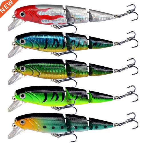 1Pcs Wobblers Multi-section Fishing Lure Minnow 11.5cm 14.8g