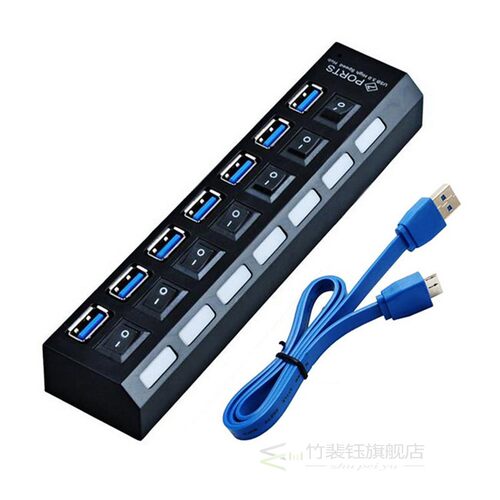 INGELON USB Hub .0 4/7 Ports Hub USB Splitter Adapter 5Gbps
