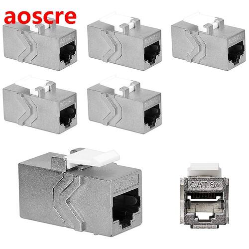 CAT6A Network Cable Coupler (Pack of 6) - CAT6A Shielded Key