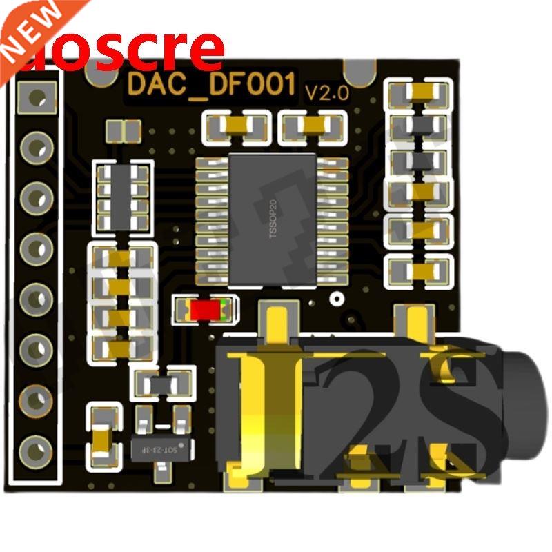 Digital audio to analog audio module I2S to LR output modul