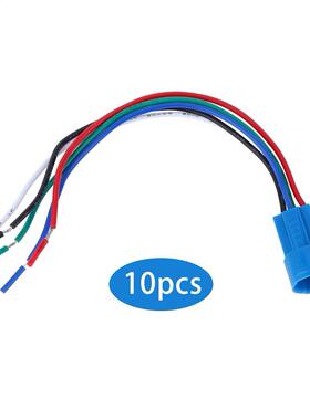 10Pcs Push Button Switch Socket Flame-Retardant Plastic Shel