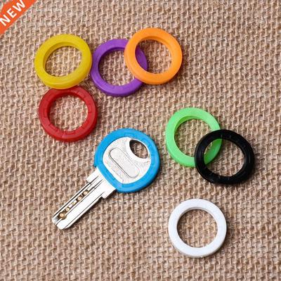 8Pcs Random Color Hollow Silicone Key Cap Covers Topper Key