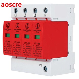 4P Surge Protector 65ka SPD Protection Module Appliances Low