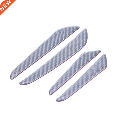 4Pcs Slver Car Door Protector Fber Door sde Edge Protect