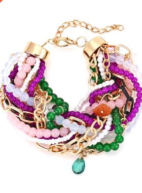 Bohemia Multi-layer Winding Charm Bracelet Exaggerated Hand