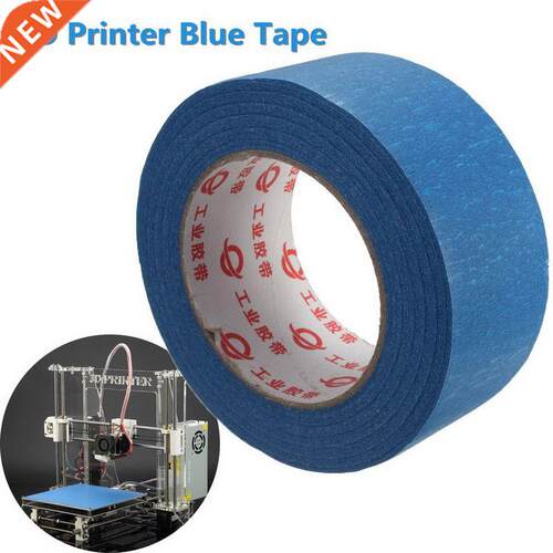 Printer Blue Masking Tape 50mm Wide 50m Reprap Bed Tape Pain