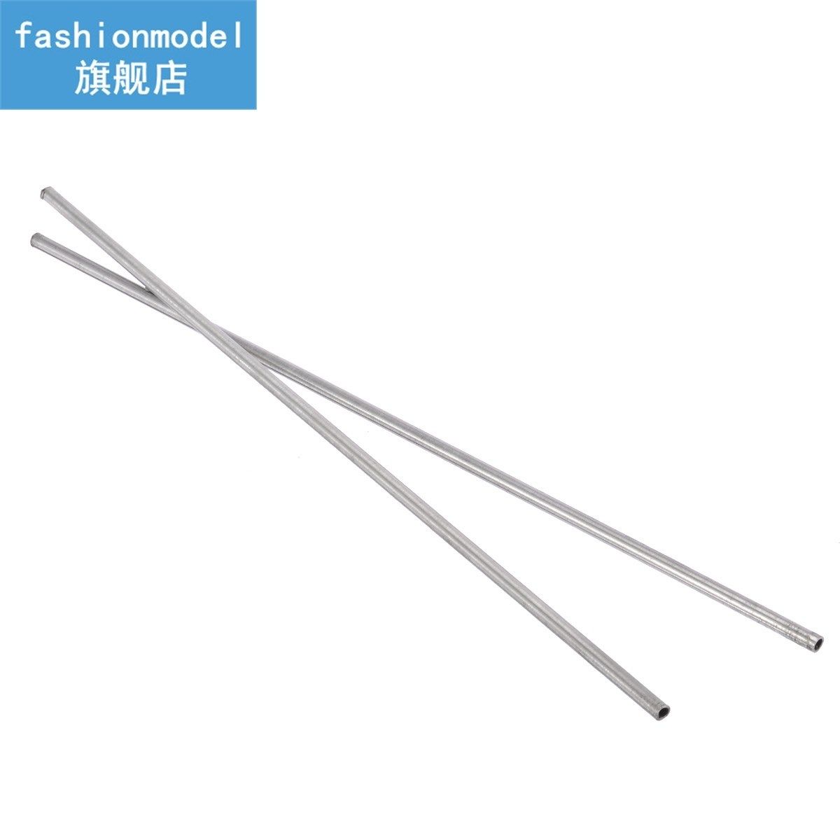 2pcs silver 304 stainless steel capillary tube with high tem