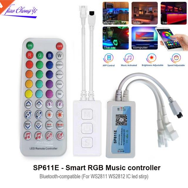 SP611E Remote LED Controller Bluetooth-compatible IR Music S