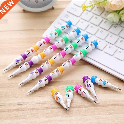 1 PCS Stationery Cute Snowman Pencils Cartoon Gift Pencil W