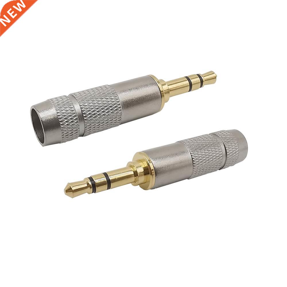 1/2/5Pcs Replacement 3.5mm 3 Pole Male Stereo Repair Headpho