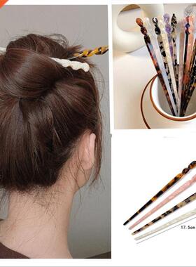 12 colors Hair Sticks Acetate Headbands For Women Elegance L
