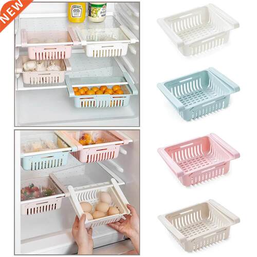Fridge Organizer Storage Box Refrigerator Drawer Plastic Sto