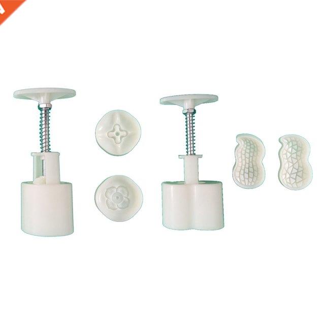 Plastic Mooncake Molds Persimmon/Peanut Shaped 3D Mooncake M