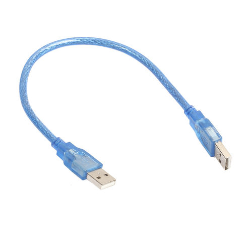EPULA 0.3 Meter USB 2.0 Male To Male Copper Core Cable Hard