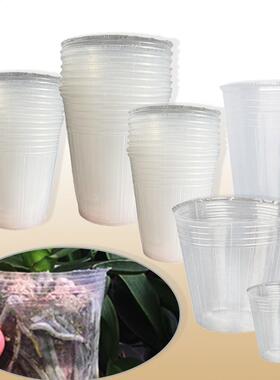 Garden Nursery Pot Plant Growing 18 Sizes Transparent Plasti