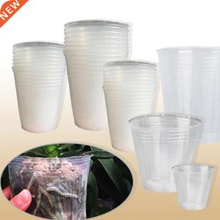 Garden Nursery Pot Plant Growing 18 Sizes Transparent Plasti