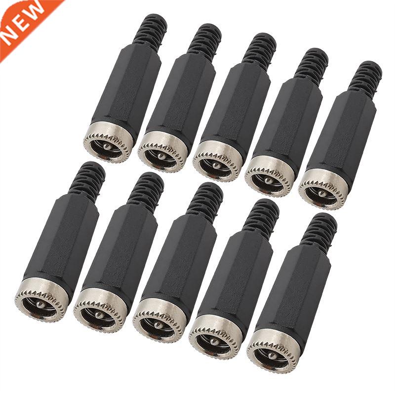 10Pcs 5.5 x 2.1mm DC Power Female Plug Solder Wire Connector