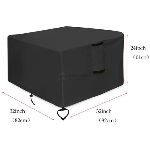 Waterproof Garden Square Fire Pit Cover Stove Cover Heater