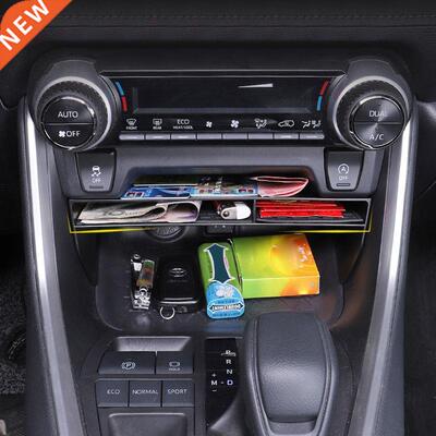 Plastic Black Conse Storage Glove Box Hder Tray 1pcs or