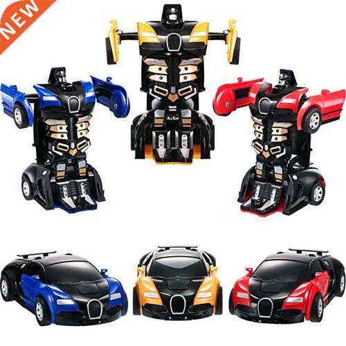 Transformation Mini 2 In 1 Car Robot Toy Anime Action Collis