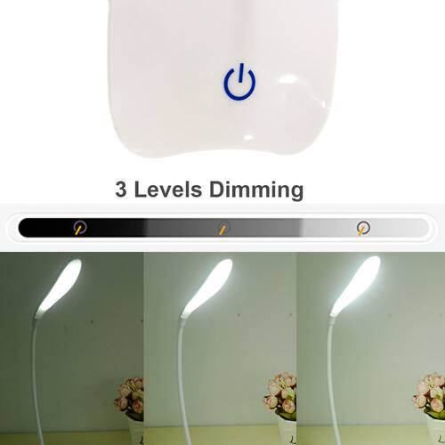 Office Desk LED Table Lamp USB Rechgeable Battery Bright L