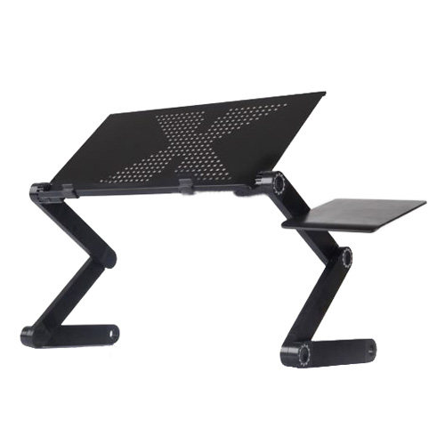 60 degree foldable Desk Table Fan Hole Stand Tray