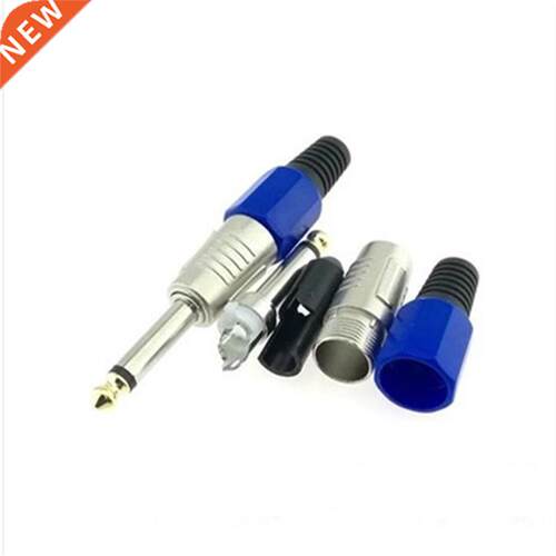 10pcs 6.35 mono sophomore core 6.35 amplifier microphoplug 6