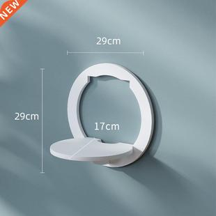 Wall shelf free punchng wall-mounted TV background wall han