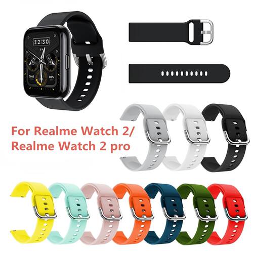 Silicone Strap For Realme Watch 2/2Pro Wristband 22mm Fashio