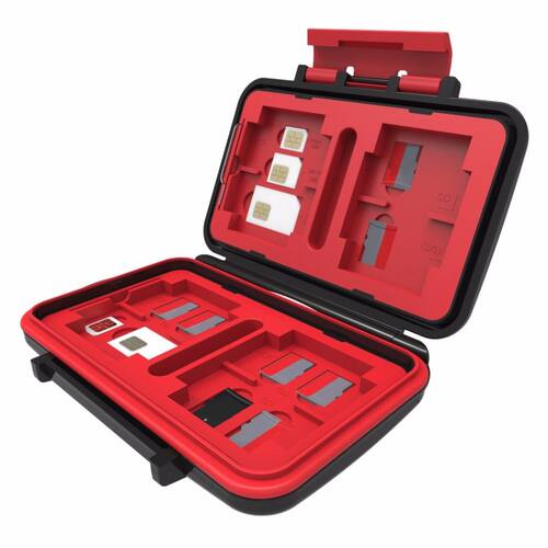 Memory Cd Case Holder for 8 x SD SDHC Cds MC-SD8 Anti-sh