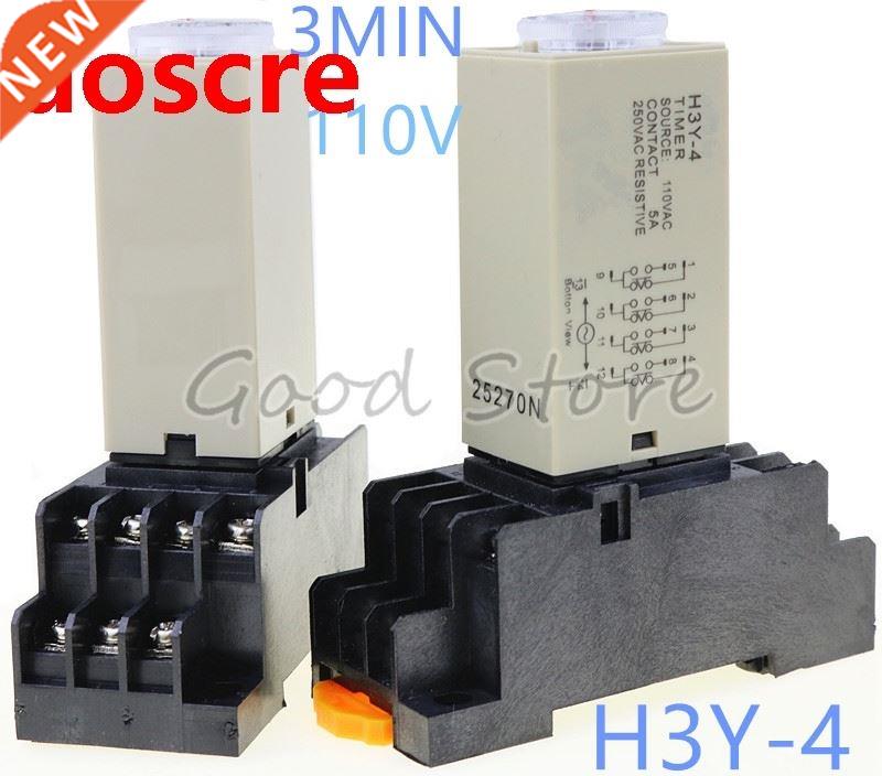 1SET H3Y-4 0-3mn 110V Tme relay power delay controller ST