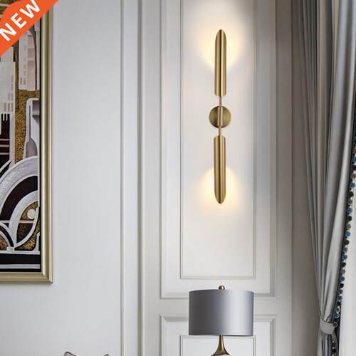 Creative personality aisle staircase metal lamp background w